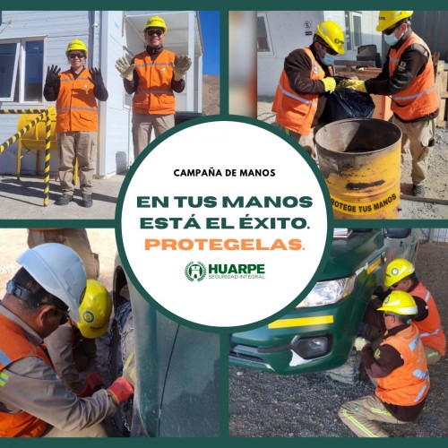 En tus manos está el éxito. PROTEGELAS